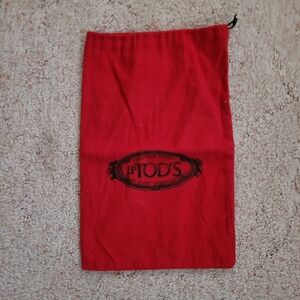 Tods Red Dust Cover 13.5" X 8.5"